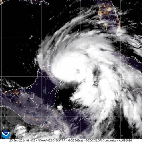Tracking Helene - Wednesday morning update